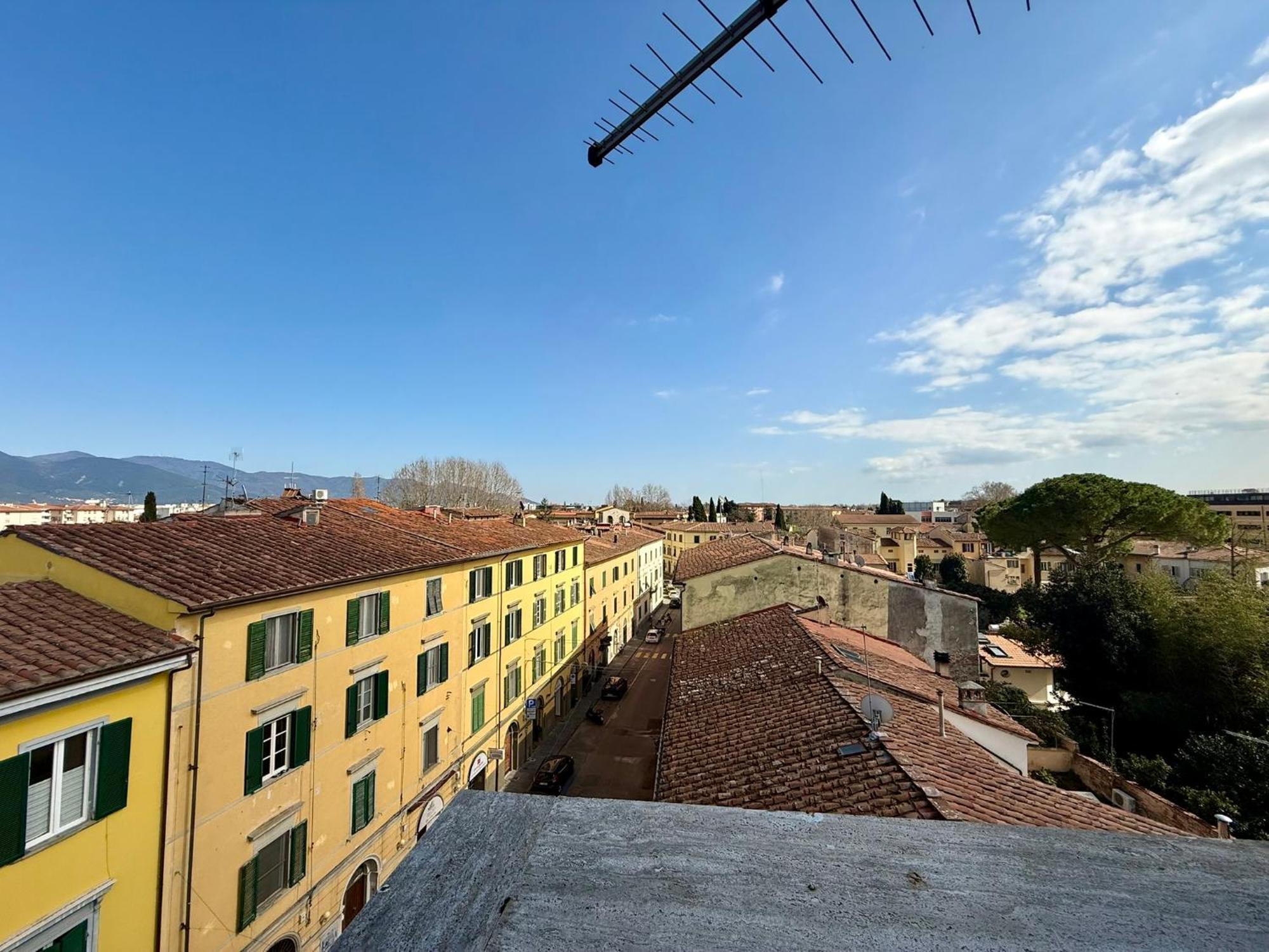 Apartament Attico Terrazza Vista Panoramica Lungarni Pisani Zewnętrze zdjęcie